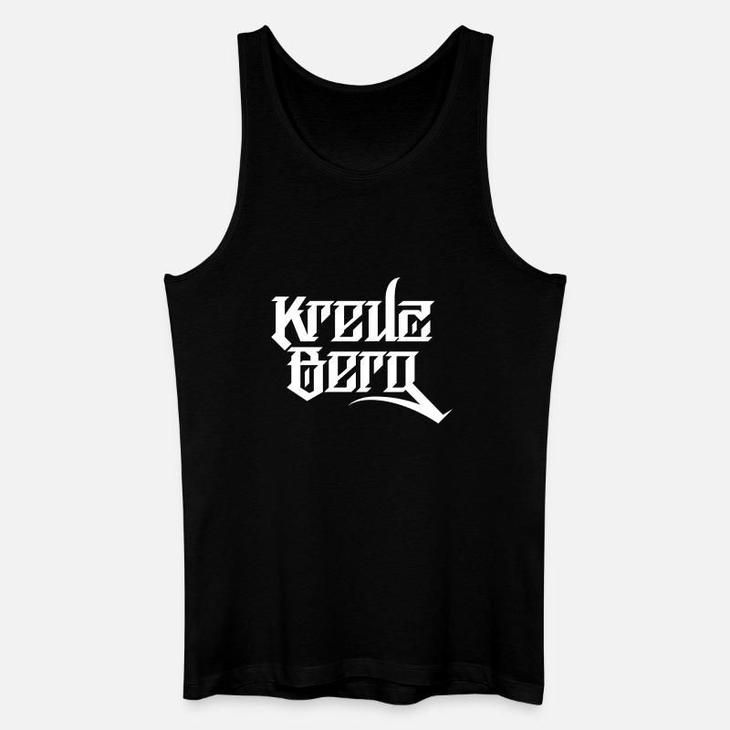 Kreuzberg Berlin - Männer Bio Tank Top - Schwarz