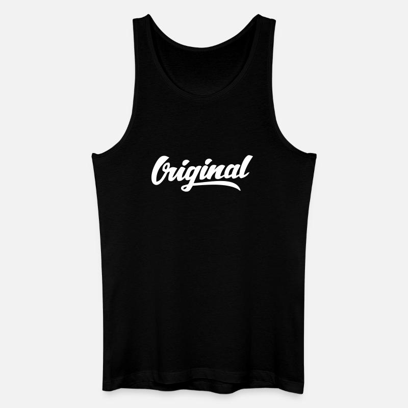 Original - Männer Bio Tank Top - Schwarz