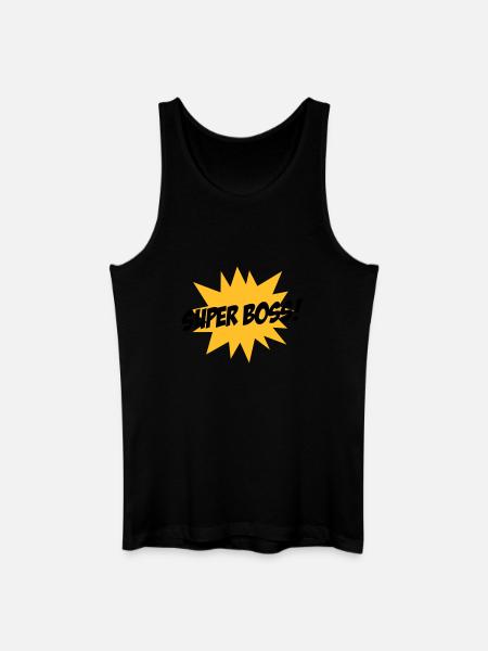 Super Boss ! - Men’s Organic Tank Top - black