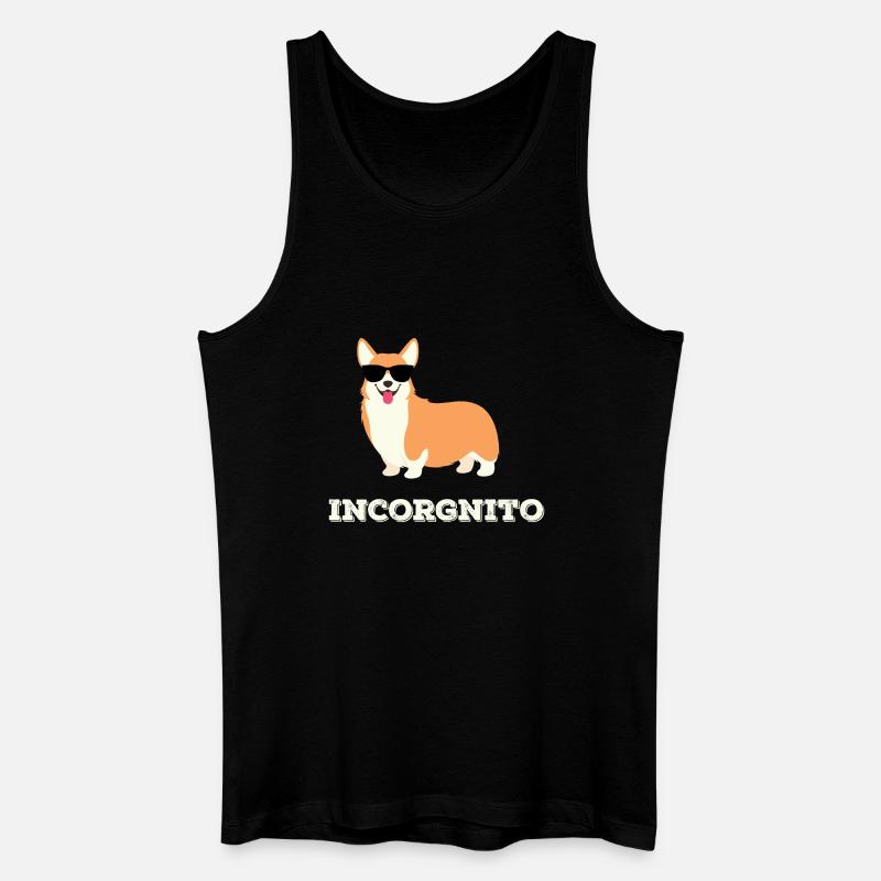 Incorgnito - Männer Bio Tank Top - Schwarz
