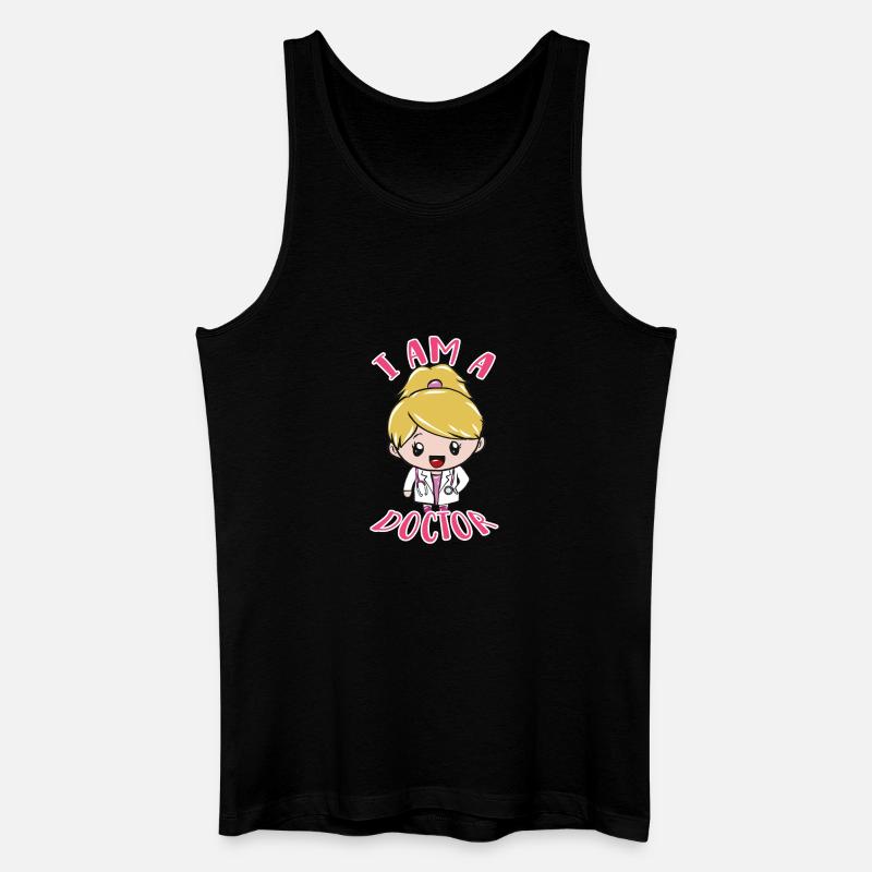 Arzt - Männer Bio Tank Top - Schwarz