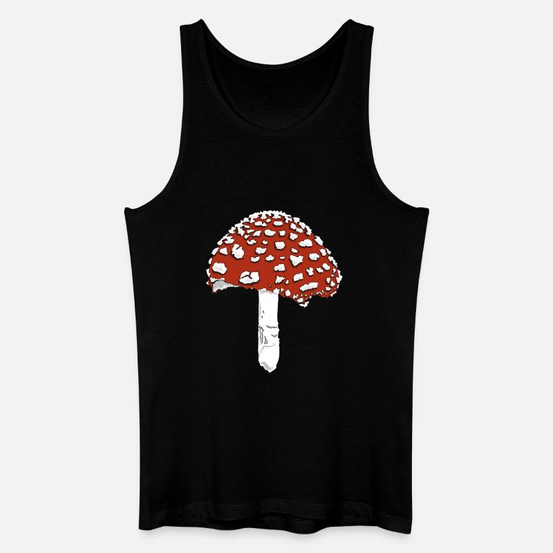 Toadstool toadstool amanita - Men’s Organic Tank Top - black
