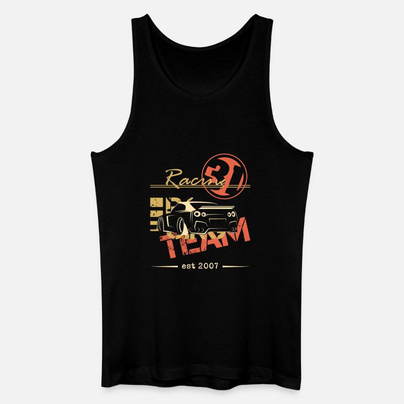 team racing gtr auto geschenkidee - Männer Bio Tank Top - Schwarz