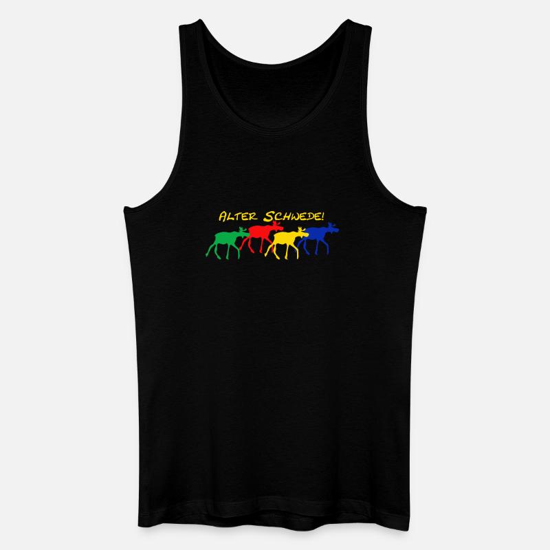 Alter Schwede - Männer Bio Tank Top - Schwarz