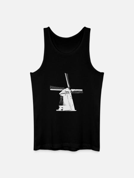 Windmill Netherlands - Men’s Organic Tank Top - black
