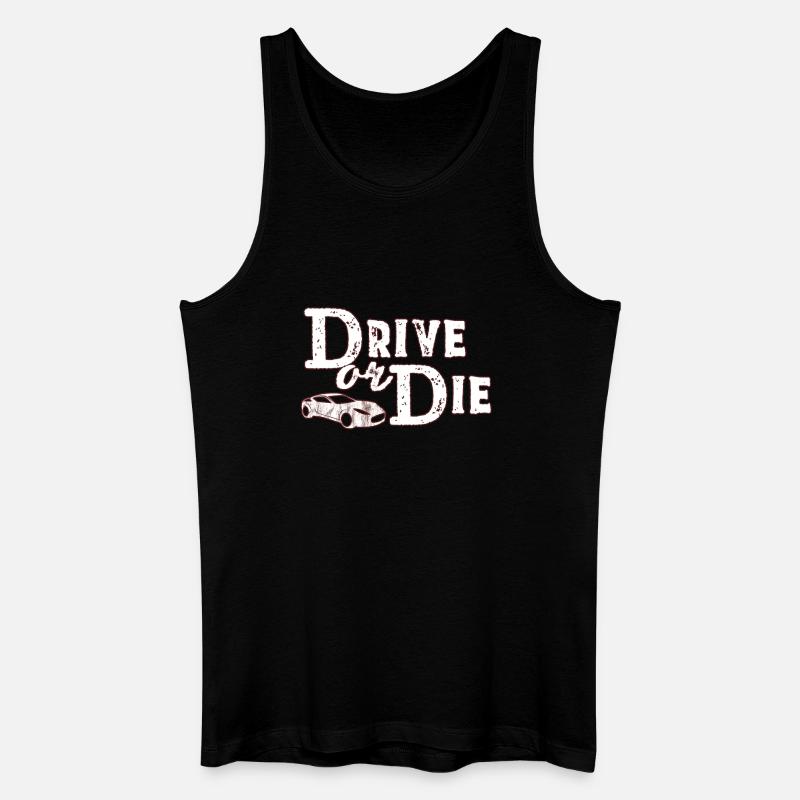 Auto - Männer Bio Tank Top - Schwarz