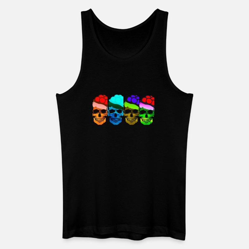 Popup - Männer Bio Tank Top - Schwarz