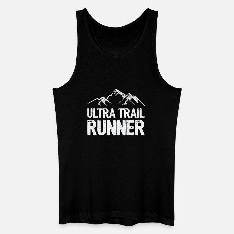 Ultra Trail Runner - Männer Bio Tank Top - Schwarz