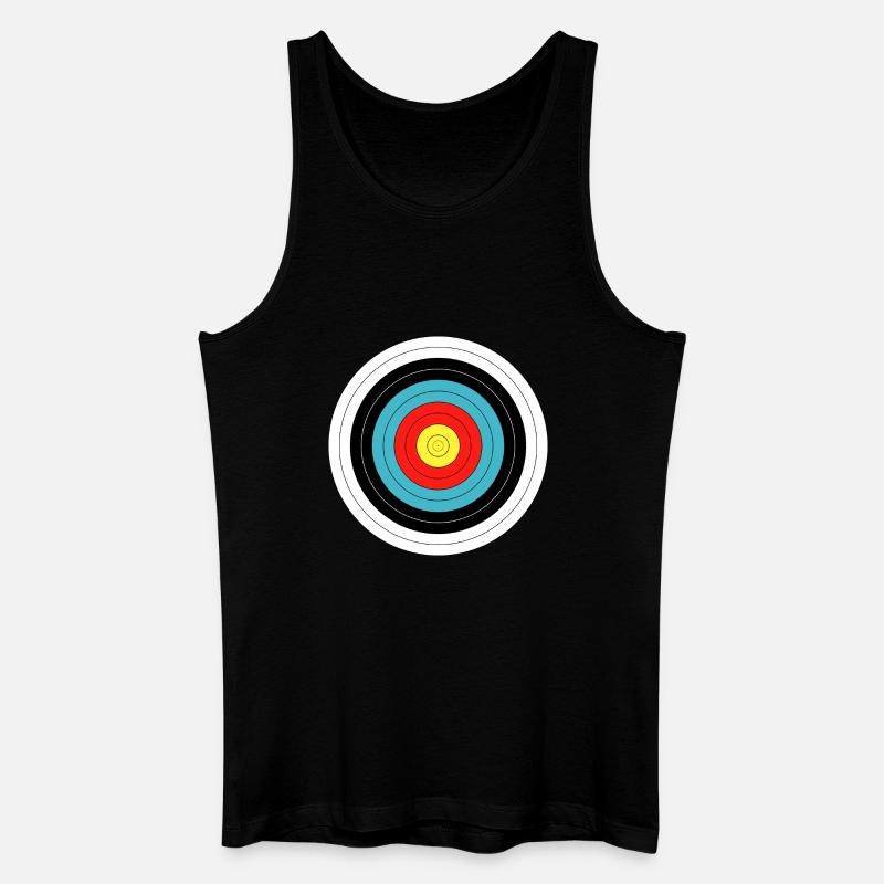 Zielscheibe - Männer Bio Tank Top - Schwarz