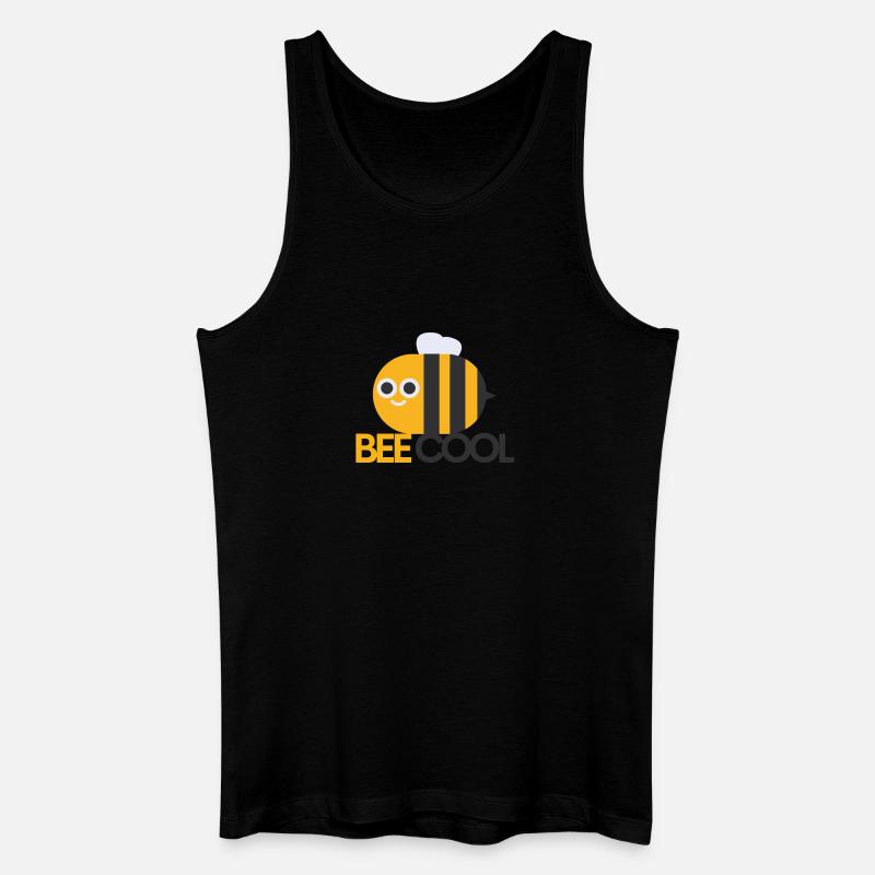 Bee Cool Chef Bee - Men’s Organic Tank Top - black