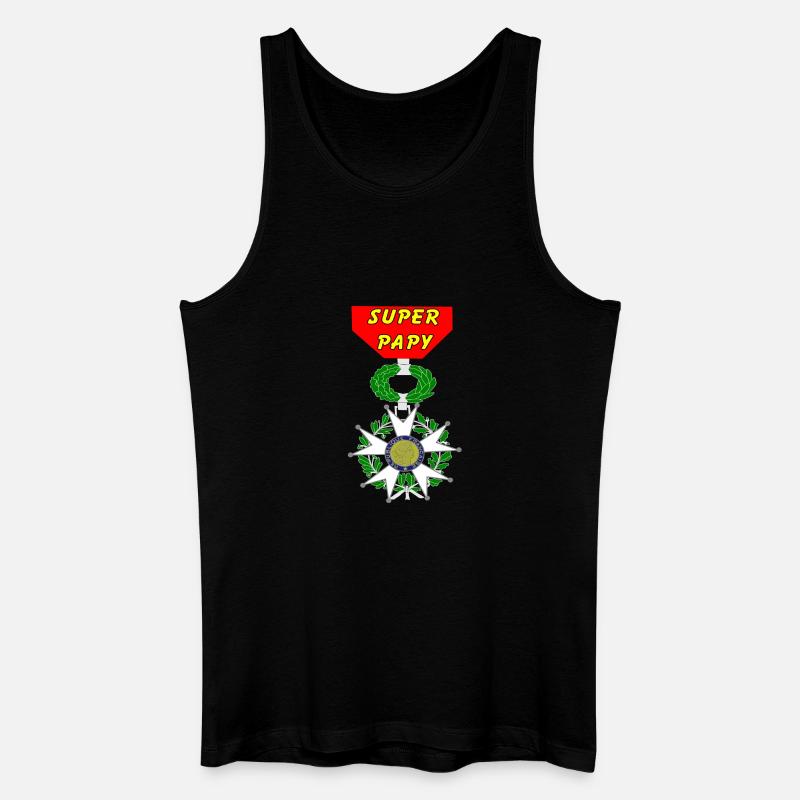 Super Opa - Männer Bio Tank Top - Schwarz