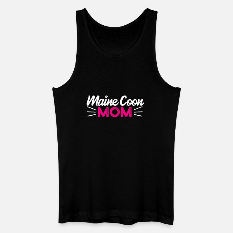 Maine Coon Katze - Männer Bio Tank Top - Schwarz