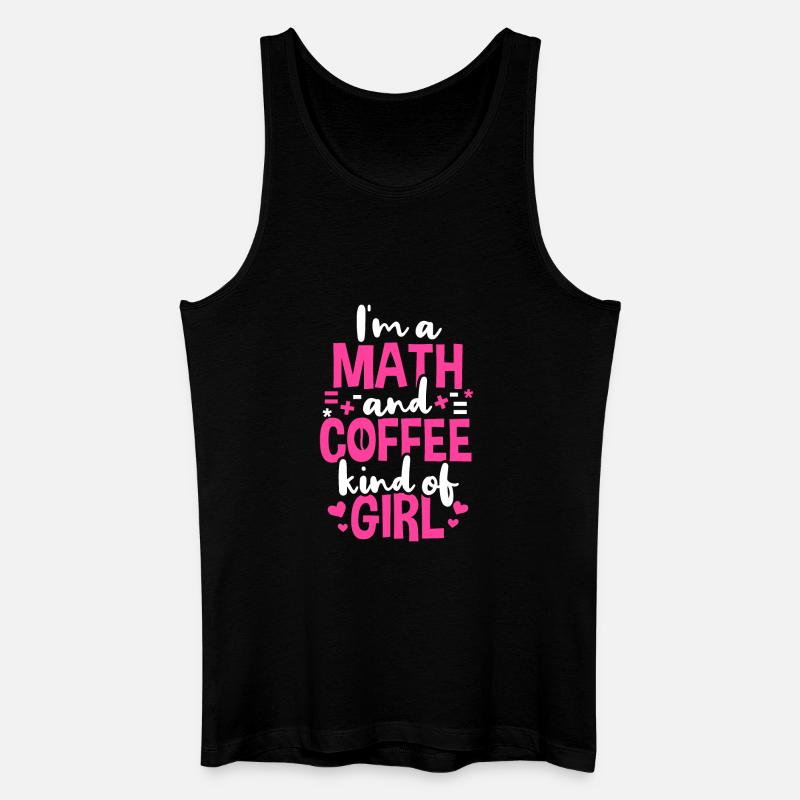 Mathematik Lehrer Student Mathe - Männer Bio Tank Top - Schwarz