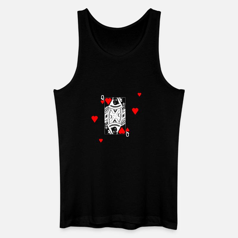 Königin - Männer Bio Tank Top - Schwarz
