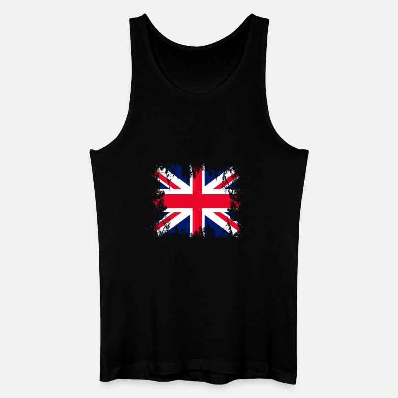 England England - Männer Bio Tank Top - Schwarz