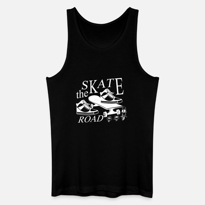 Skater - Männer Bio Tank Top - Schwarz