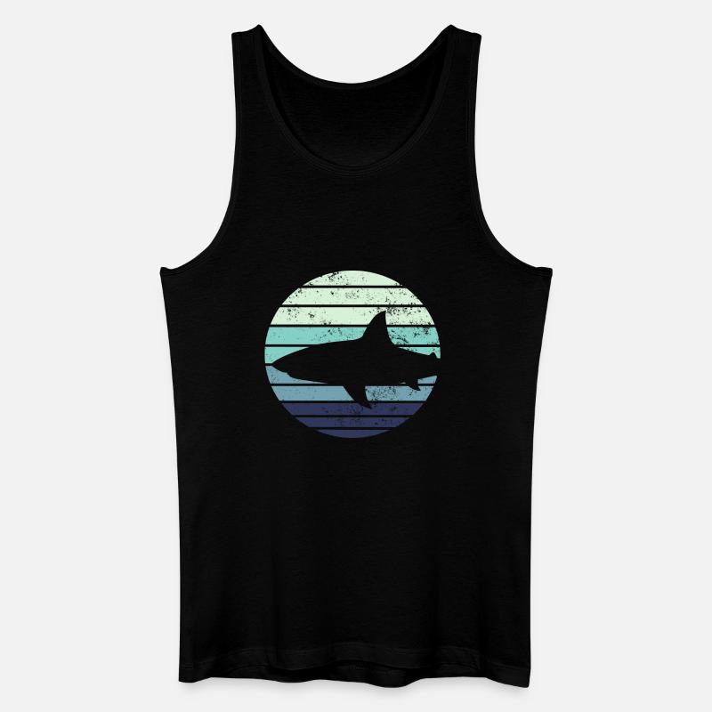 Requins requins - Débardeur bio Homme - noir