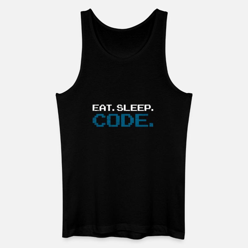 Code de programmation informatique - Débardeur bio Homme - noir