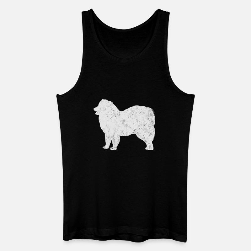 Samoyed Samoyed propriétaire de chien - Débardeur bio Homme - noir
