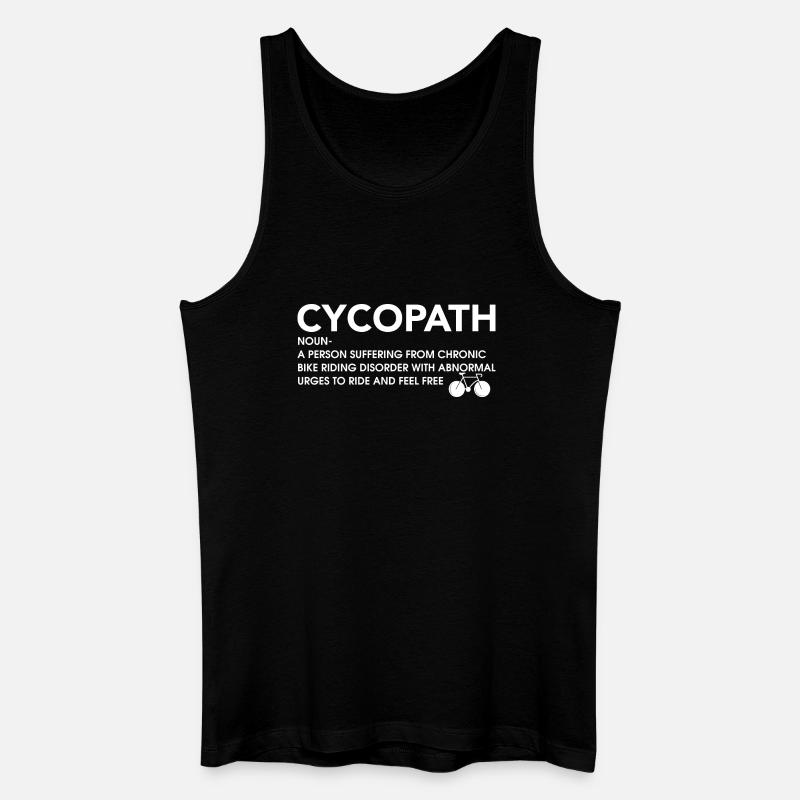 Cyclopath Bicycle Bules Tee - Débardeur bio Homme - noir