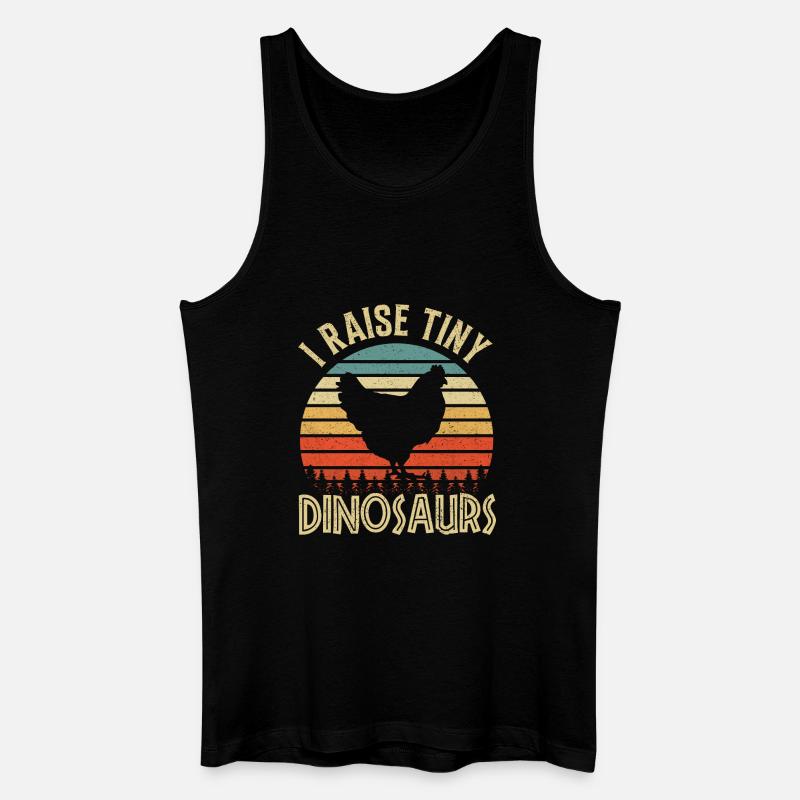 Huhn Hühner - Männer Bio Tank Top - Schwarz