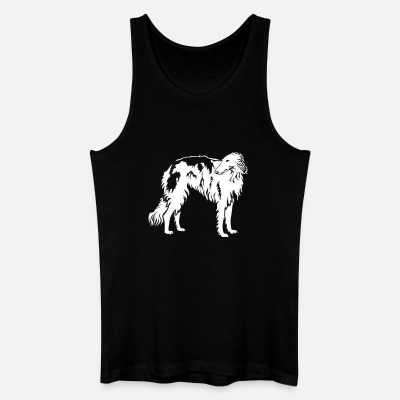 Barsoi "Black Edition" - Männer Bio Tank Top - Schwarz