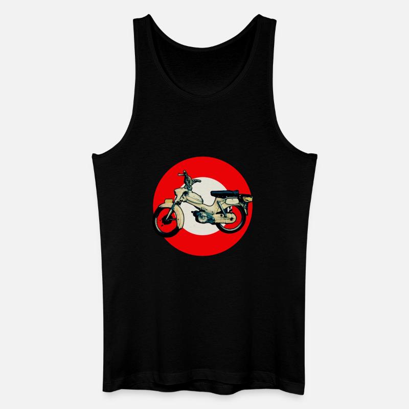 Snap Mopeds - Männer Bio Tank Top - Schwarz