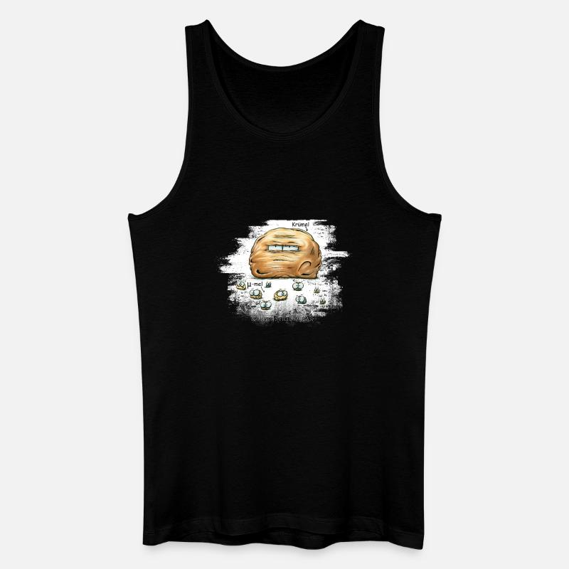 µ-mel - Männer Bio Tank Top - Schwarz