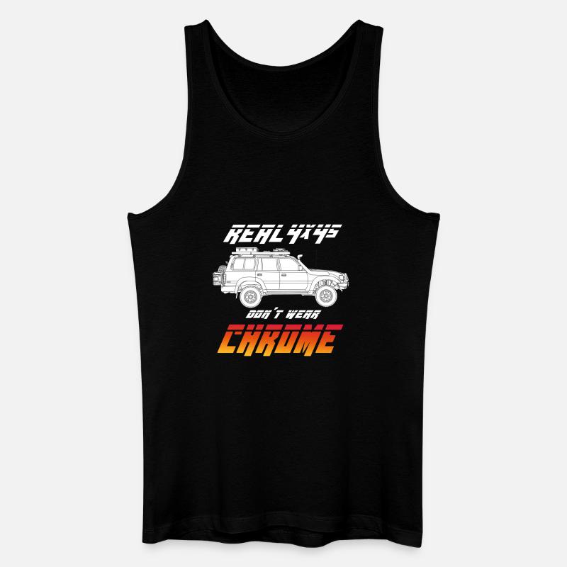 Landcruiser - Männer Bio Tank Top - Schwarz