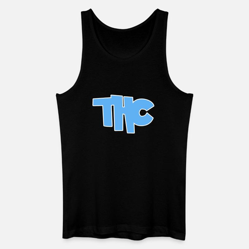 THC - Männer Bio Tank Top - Schwarz