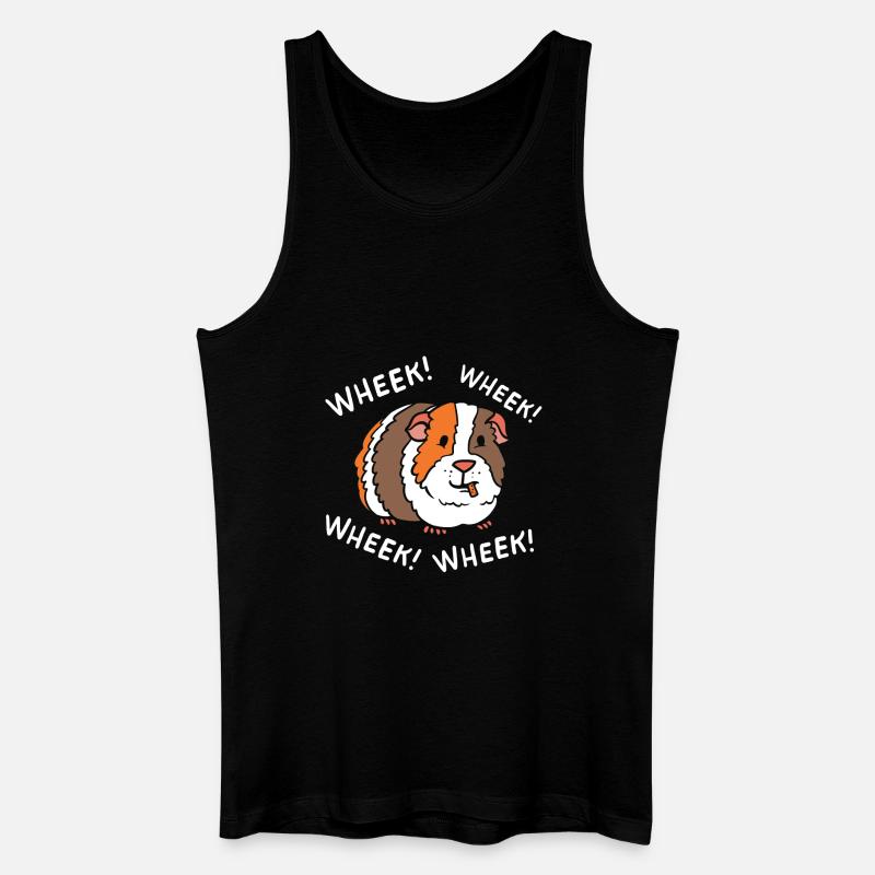 Meerschweinchen - Männer Bio Tank Top - Schwarz
