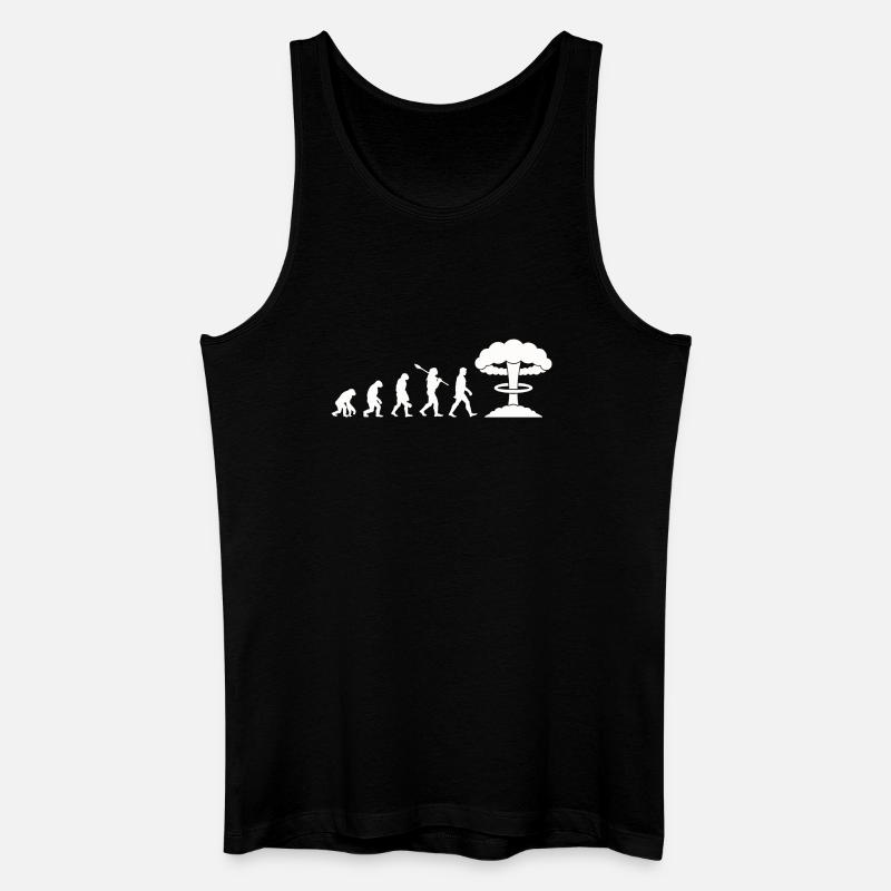 Evolution Nuclear Bomb - Men’s Organic Tank Top - black