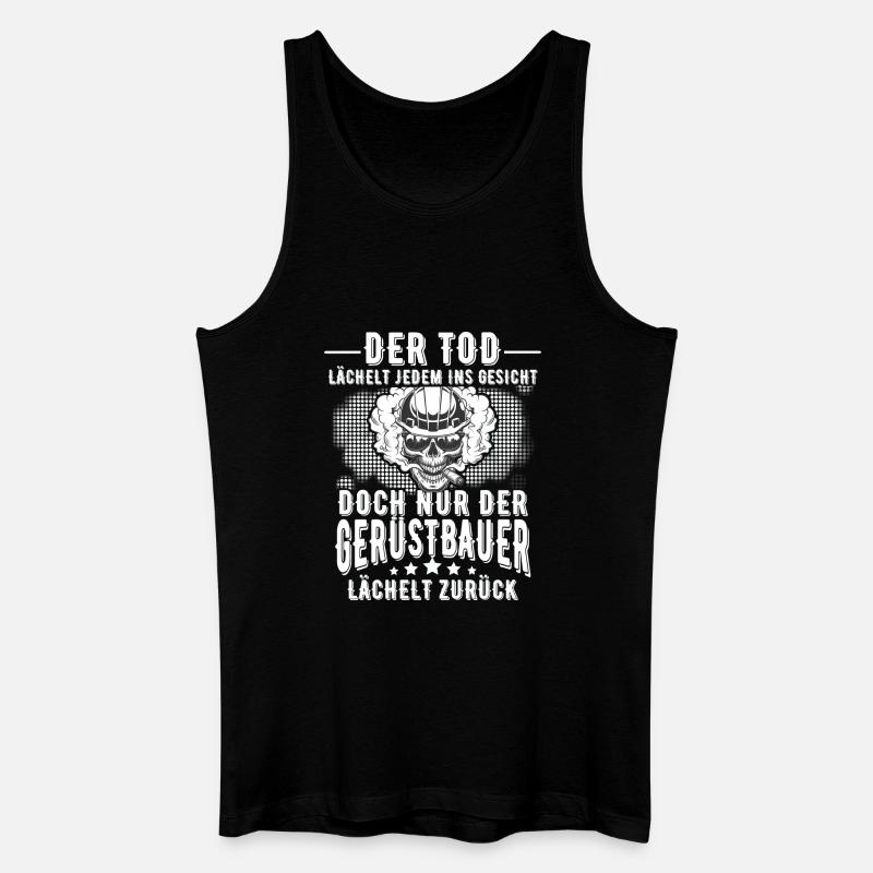 Gerüstbauer - Männer Bio Tank Top - Schwarz