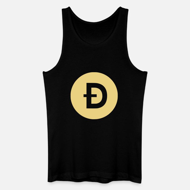 DOGE-Logo - Männer Bio Tank Top - Schwarz