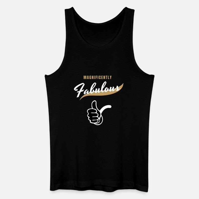Fabelhafte - Männer Bio Tank Top - Schwarz