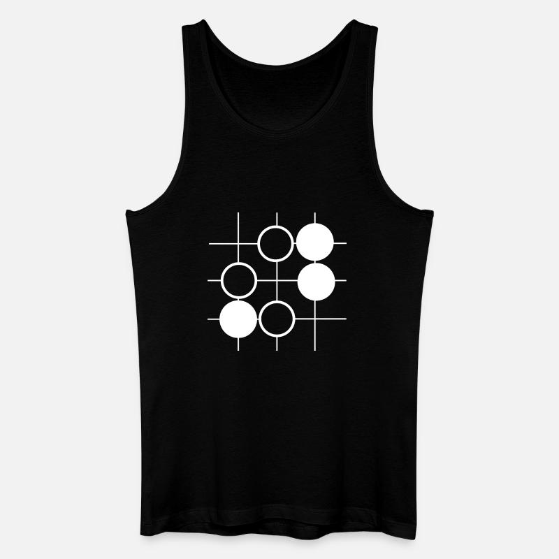 Go Brettspiel - Männer Bio Tank Top - Schwarz
