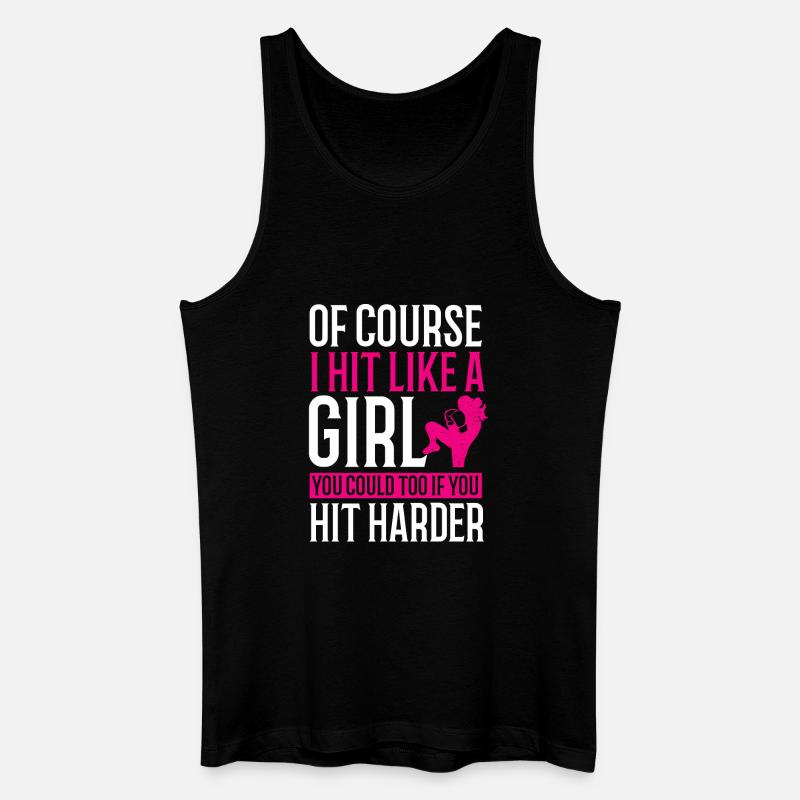 Kickboxen Boxen Thai-Boxen - Männer Bio Tank Top - Schwarz