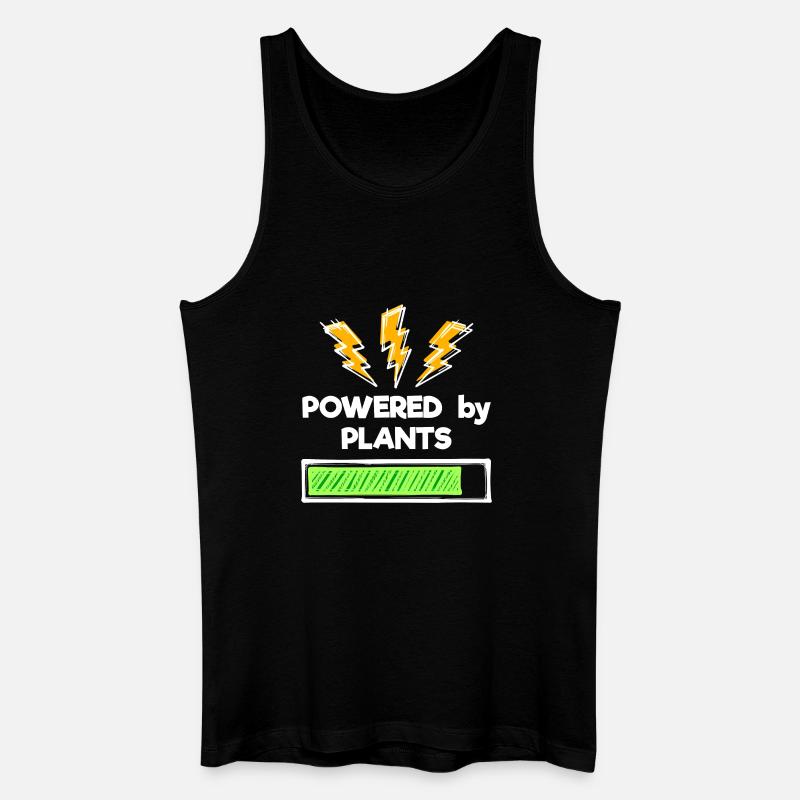 Umweltbewusst Vegan Statement - Männer Bio Tank Top - Schwarz