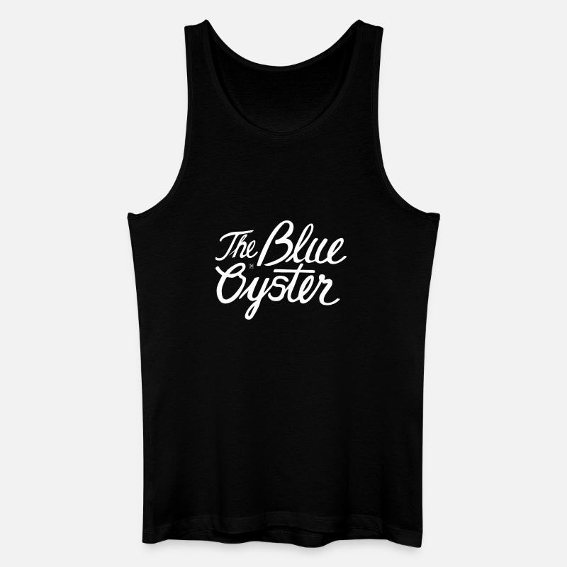Die blaue Auster - Männer Bio Tank Top - Schwarz