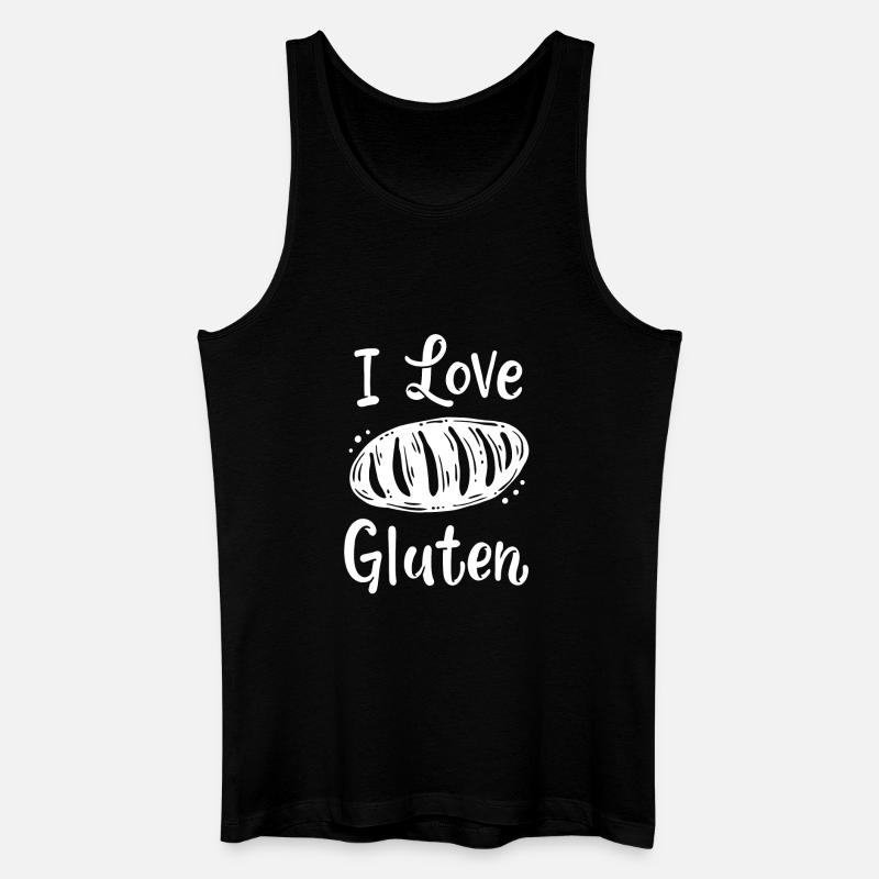 Brot Bäcker - Männer Bio Tank Top - Schwarz