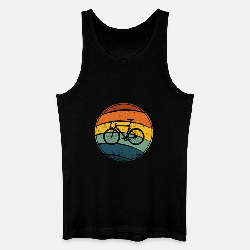 Fahrrad - Männer Bio Tank Top - Schwarz