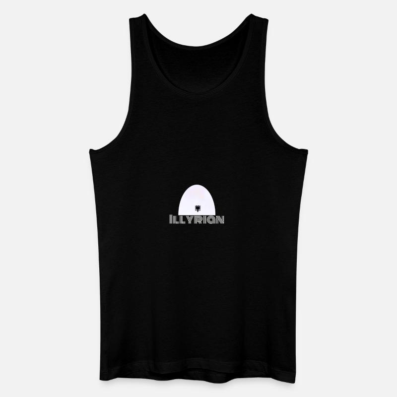 Plisi - Männer Bio Tank Top - Schwarz