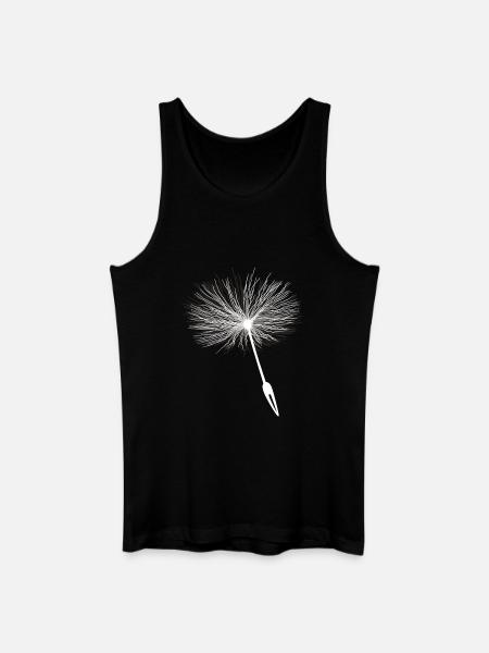 Loewentooth Seeds Pusteflower - Men’s Organic Tank Top - black