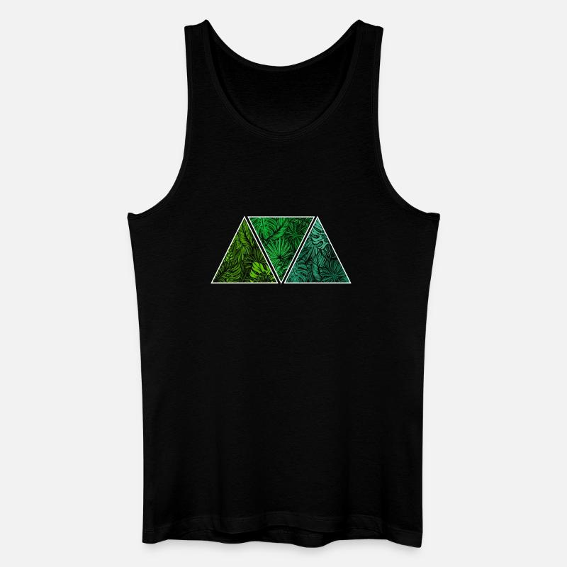Umwelt Mutter Natur - Männer Bio Tank Top - Schwarz