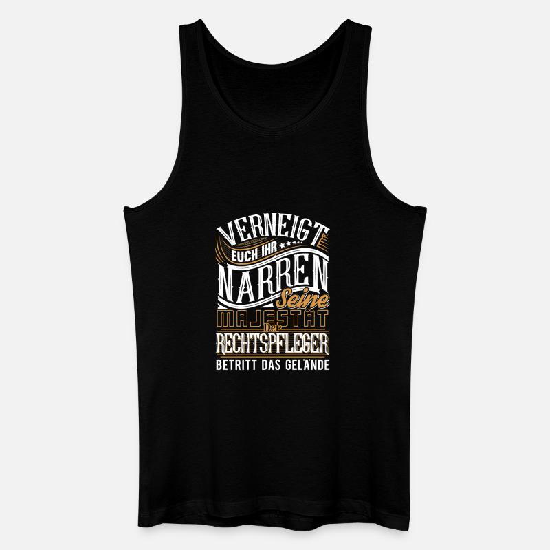Rechtspfleger - Männer Bio Tank Top - Schwarz