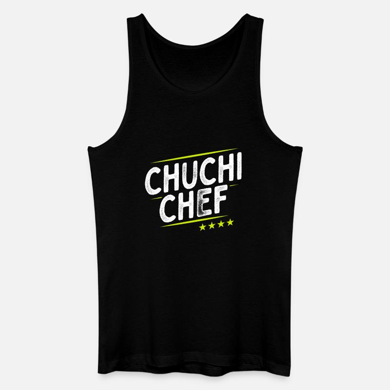 Küchenchef - Chuchi Chef - Schweizerdeutsch - Männer Bio Tank Top - Schwarz
