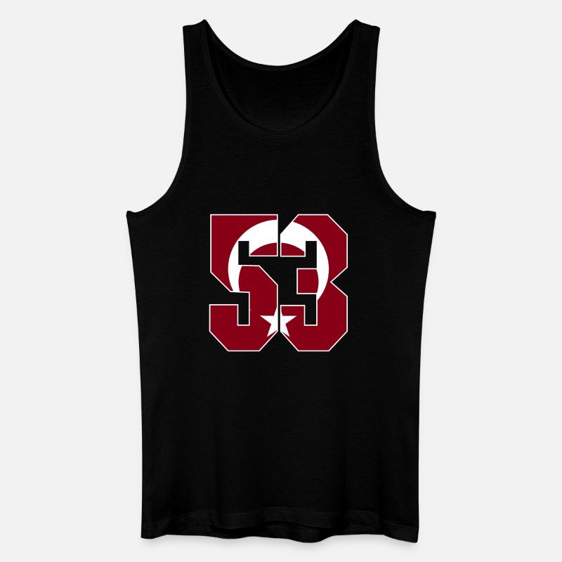 Rize 53 - Männer Bio Tank Top - Schwarz