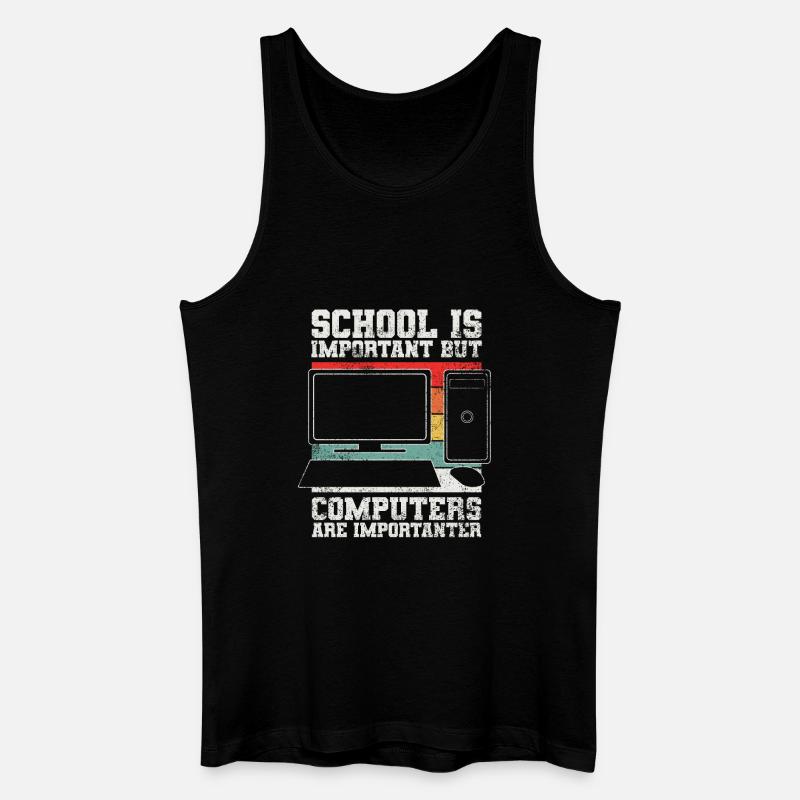 Computer Programmierer - Männer Bio Tank Top - Schwarz