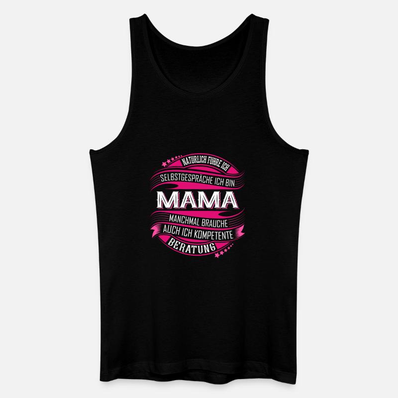 Mama - Männer Bio Tank Top - Schwarz
