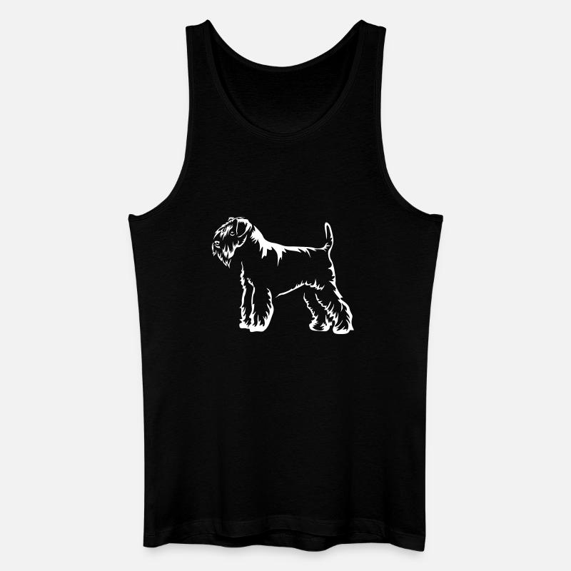 Schnauzer "Black Edition" - Männer Bio Tank Top - Schwarz